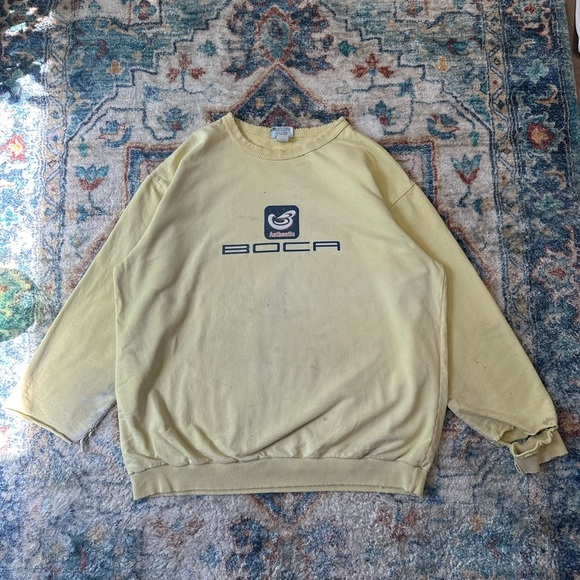 Vintage Other - Vintage Boca Spellout DISTRESSED Crewneck Size XL